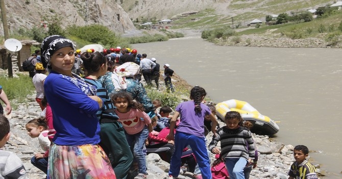 Hakkari'de rafting heyecanı galerisi resim 7