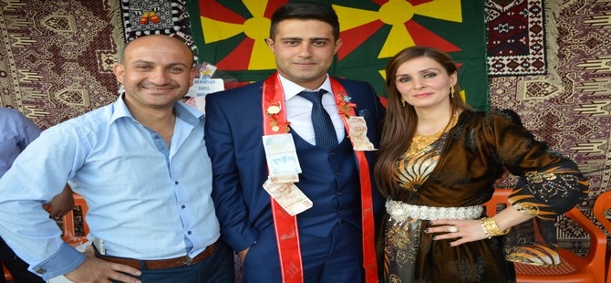 Nazdar ile Azad Ölmez'in çiftinin mutlu günü galerisi resim 16