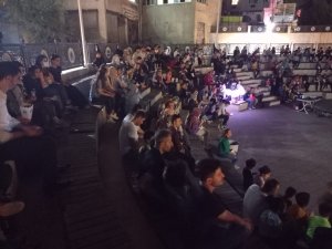 Hakkari'de açık hava sineması keyfi devam ediyor