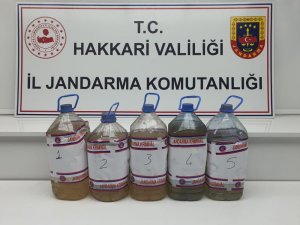 25 litre asit anhidrit maddesi ele geçirildi
