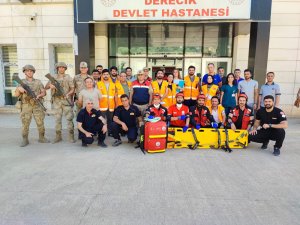 Hakkari Derecik'te saha tatbikatı