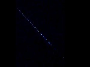 Starlink uyduları Yüksekova'da görüntülendi