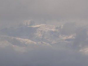 Cilo Dağına yılın ilk karı düştü