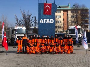 AFAD  teknisyenleri göreve başladı