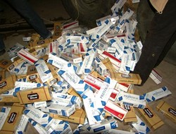 2 bin paket kaçak sigara ele geçirildi