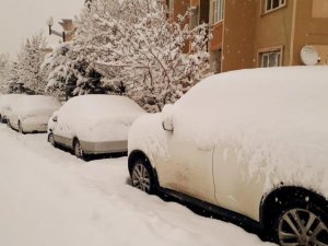 Van'da beklenen kar yağışı başladı