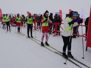 Kayaklı Koşu Eleme Yarışması’ heyecanı