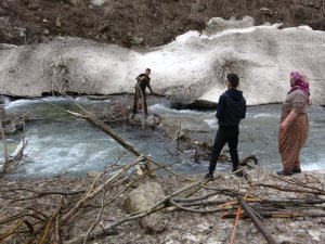 İnen çığın verdiği zarar bir ay sonra ortaya çıktı