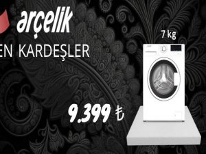 Şen Kardeşlerde 7 kg çamaşır makinası 9.399 TL