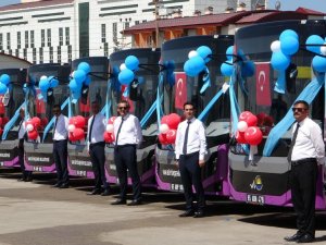 Van'da 27 otobüs hizmete başladı