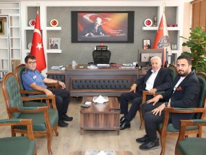 Başkan Çetin'den Müdür Yılmaz'a ziyaret