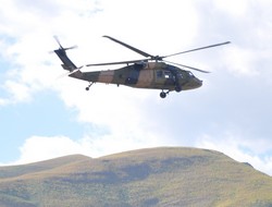 Askeri helikopter hasta için havalandı