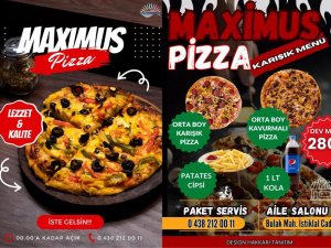 Gerçek pizza lezzeti Maximus-Pizza'da