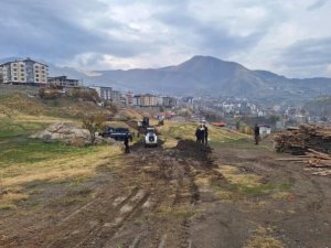 Hakkari Bağlar 313 sokakta imar yolu açıldı