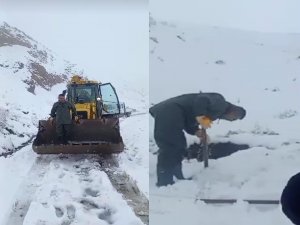 Hakkari 3 bin 500 rakımda zorunlu su çalışması