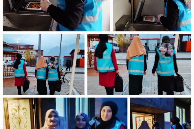 Hakkarili öğrencilerden örnek davranış