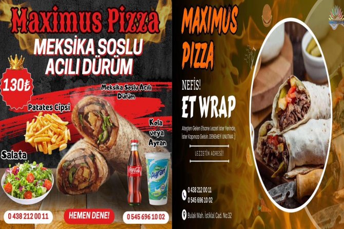 Gerçek Pizza Lezzeti Maximus-Pizza’da
