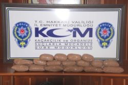 HAKKARİ DE UYUŞTURUCU OPERASYONU