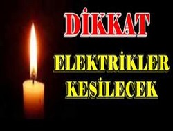 Hakkari il genelinde 08:00-11:00 saatleri arasında elektrik kesintisi yapılacak
