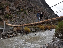 Asma köprüler yeniden yapıldı