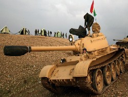 Barzani Tanklarla Kerkük'te