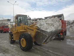 5 bin ton kar şehir dışına çıkartıldı