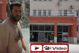VALİ İLE GÖRÜŞEMEYİNCE SOYUNDU
