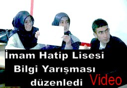 İHL ÖĞRENCİLERİ BİLGİLERİNİ TAZELEDİ