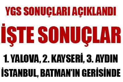 İŞTE AÇIKLANAN YGS SONUÇLARI