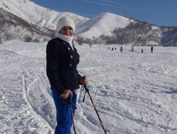 Şemdinli'de kayak heyecanı