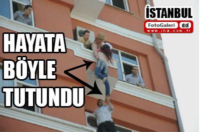GENÇ KIZ BÖYLE HAYATA TUTUNDU...
