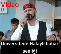 ÜNİVERSİTE`DE HALAYLI BAHAR ŞENLİĞİ