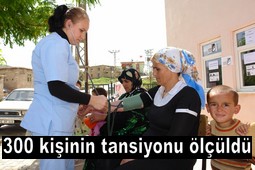ÇUKURCA`DA HALKIN TANSİYONU ÖLÇÜLDÜ