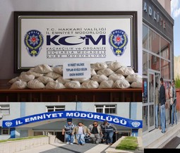 GEVER`DE 49 KİLO EROİN ELE GEÇİRİLDİ