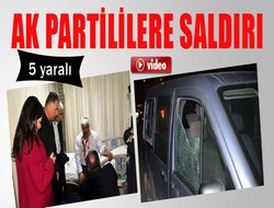 Van'da AKP'ye saldırı 5 yaralı