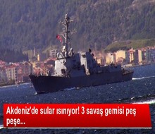 Boğaz'da 3 Rus savaş gemisi..