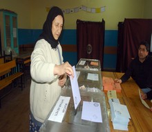 Yüksekova'da seçim manzaraları