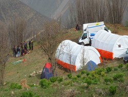Meskan dağında direniş çadırı kuruldu