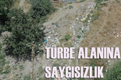 Hakkari de Türbe Alanına Saygısızlık