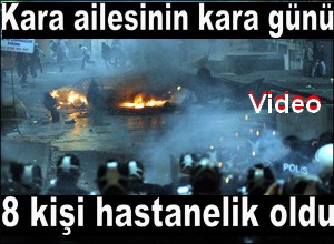 8 KİŞİLİK KARA AİLESİ HASTANELİK OLDU