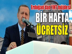 Erdoğan’dan YHT müjdesi