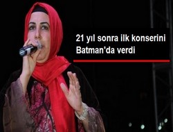 Şehriban'a Kurdi Batman'da konser verdi