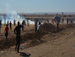 Suruç-Kobane sınırında olaylar çıktı