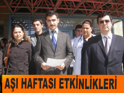 AŞI HAFTASI ETKİNLİKLERİ