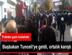 Davutoğlu'u ziyaretinde olay
