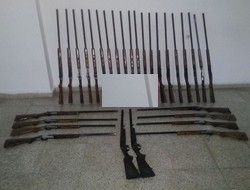 Yüksekova'da 30 adet Av tüfeği ele geçirildi