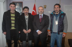 EMNİYET MÜDÜRÜNE NEZAKET ZİYARETİ