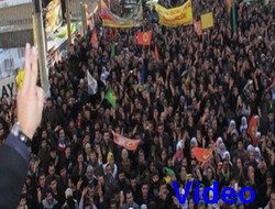 Van'da Öcalan'a özgürlük yürüyüşü