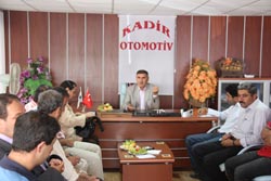 BAŞKAN SANAYİ SİTESİNİ ZİYARET ETTİ
