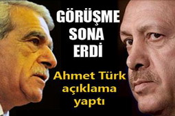 KÜRT SORUNU GÖRÜŞMESİ SONE ERDİ
